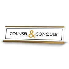 Listing image for Lawyer School Office Decoration Desk Sign (2x8")