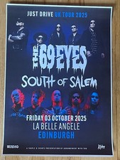 Listing image for THE 69 EYES + SOUTH OF SALEM Concert poster - Edinburgh oct.2025 Gig memorabilia