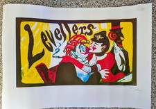 Listing image for Levellers Hand Signed A2 Matt Paper Poster Limited Edition (Read Description)