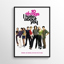 Listing image for 1999 10 THINGS I HATE ABOUT YOU - Movie Film Poster Print - A3 A4 A5 Home Decor