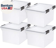 Listing image for File Box Weatherpro File Organizer Plastic File Box for Letter/Legal File, Water