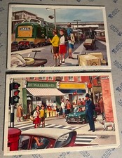 Listing image for Vintage Classroom Poster 1966 Printed in England Education set of 2 41x28cm