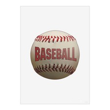 Listing image for 'Baseball' Wall Art Poster Print - Unframed Artwork for Home Decor (PP063255)