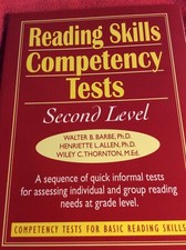 Listing image for READING SKILLS COMPETENCY TEST SECOND LEVEL BARBE ALLEN THORNTON W/ POSTER