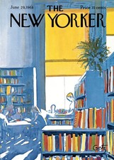 Listing image for 📚 Vintage Library Poster – Mid-Century Reading Room Illustration (A4 / A3 / A3+