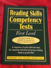 Listing image for READING SKILLS COMPETENCY TEST FIRST LEVEL BARBE ALLEN THORNTON W/ POSTER