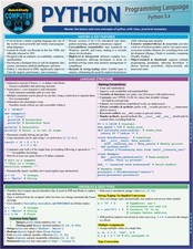 Listing image for Python Programming Language: A Quickstudy Laminated Reference Guide (Poster)
