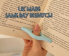 Listing image for One Hand Book Holder - Thumb page holder - One hand reading accessory