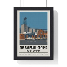Listing image for Baseball Ground Derby Football Stadium Poster Wall Art Print Gift Home Decor