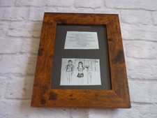 Listing image for 10x8 Framed poster photo madonna sean penn secret wedding invite 1985 rsvp split
