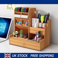 Listing image for Desktop Pen Storage Holder Classification Storage Rack Organizer Office Study