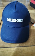 Listing image for Missoni Navy Blue Cotton Canvas Adjustable Baseball Cap One Size