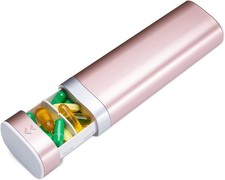 Listing image for Pill Organizer 7 Day Daily Pill Box Weekly Travel Pill Case Cute Pill Holder