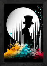 Listing image for Data Visualization VII Framed Wall Art Poster Canvas Print Picture