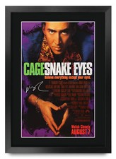 Listing image for Snake Eyes Movie Film Poster Cast Signed Printed Autograph A3 Framed Memorabilia