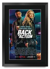 Listing image for Back in Action Movie Poster Cast Signed Printed Autograph A3 Framed Memorabilia