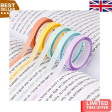 Listing image for Pastel Highlighter Tape Kit - 10 Removable Rolls for Effortless Book Annotation