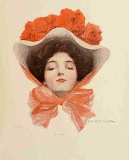 Listing image for A4 Photo Phillips Clarence Coles Girls 1911 RSVP Print Poster