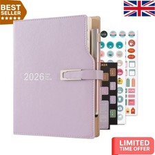 Listing image for Elegant Academic Diary 2026: Day-to-Page A5 Planner with Stickers & Accessories