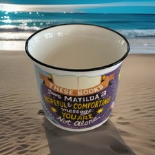 Listing image for Owl Crate Jr. Matilda Roald Dahl Coffee Mug You Are Not Alone Reading Quote Cup