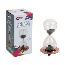 Listing image for Magnetic Sand Timer Mind Fuel Hourglass Desk Toy Sculpture Decorative Iron