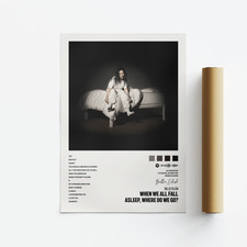 Listing image for Billie Eilish, When We All Fall, Album Art Poster, Print, Music, Tracklist