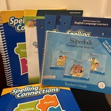 Listing image for Spelling Connections Grade 1 Sampler Lot Teacher Resource Book Tests Kit Guide