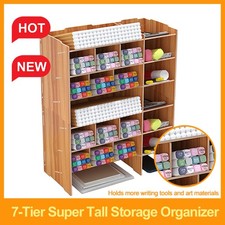 Listing image for 7-Tier Large Capacity Desktop Organizer-Scientific Storage for Pens &Markers