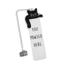 Listing image for Cat Stainless Steel Text Bookmark Reading Accessories Creative Stylish Cat Theme